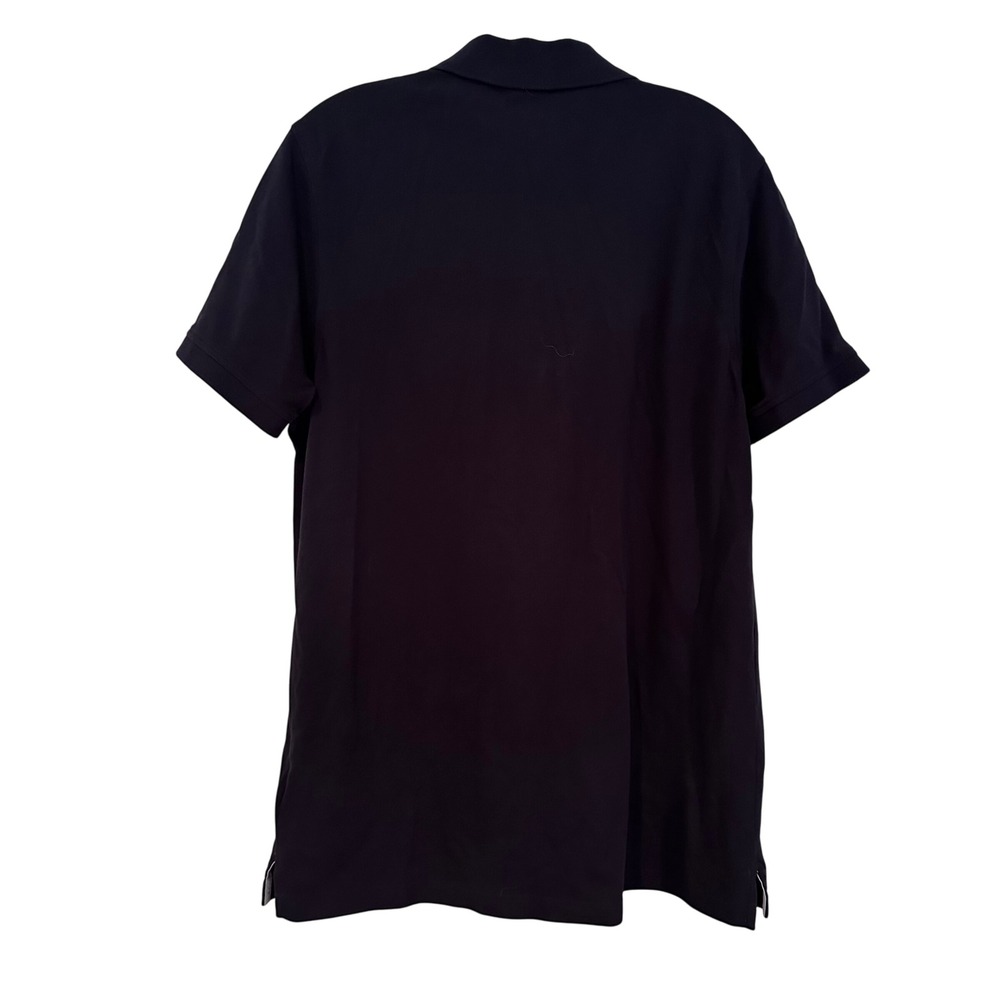 Brooks Brothers Embroidered Tennis Polo Men's Large Slim Fit Navy Preppy Classic - Picture 3 of 5